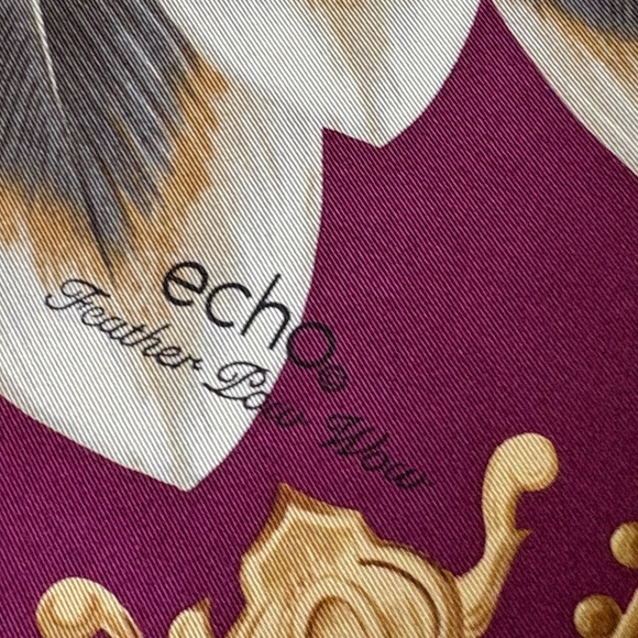 Echo Design Feather Pow Wow Silk Scarf NWT - Picture 7 of 10